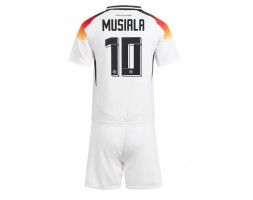 Tyskland Jamal Musiala #10 Hjemmebanesæt Børn EM 2024 Kort ærmer (+ korte bukser)